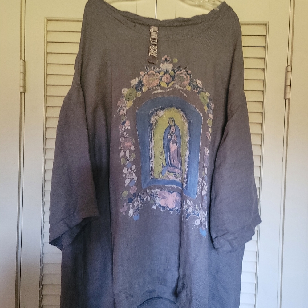 Magnolia Pearl - Mary Nicho Francis Linen Tunic